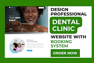 design professional medical healthcare website dental clinic doctor website