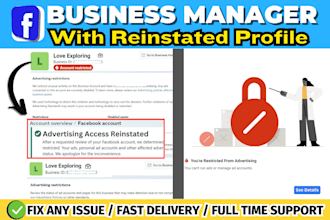 create and setup professional facebook business manager with ads account