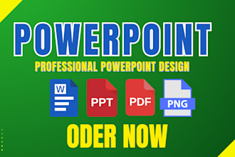 create modern powerpoint presentation