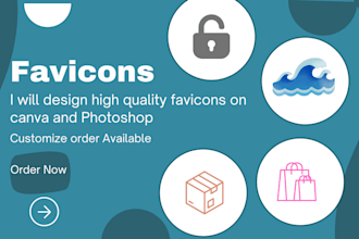design modern app icons,favicons for websites and projects