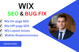 fix wix website bugs or layout, responsive, seo cms issues or wix studio issue