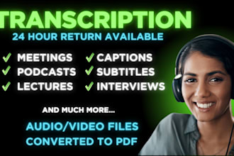 transcribe your audio and video files to text