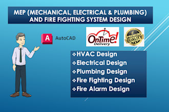 do hvac plumbing fire fighting and electrical design