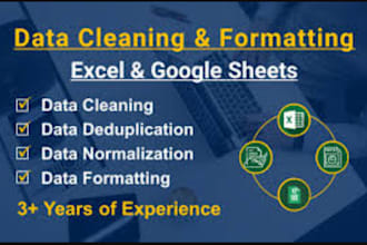 clean, format, and structure data in ms excel