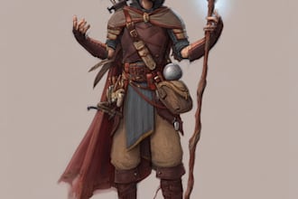 custom dnd character in stunning fantasy style