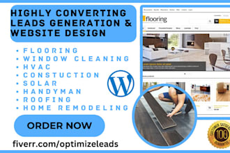 generate flooring leads window cleaning roofing leads home remodeling website
