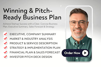 write business plan, market research, swot analysis, startups executive summary