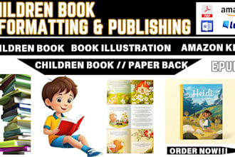 format coloring books, textbooks, novels, and paperback books for KDP within 24h