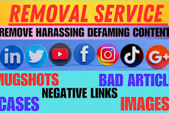 remove mugshots delete negative links article false bad news court cases  google