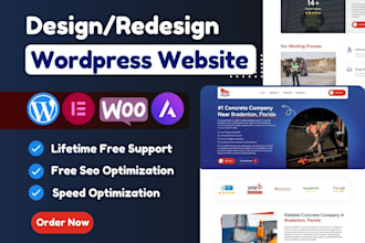 redesign clone revamp wordpress website landing page design