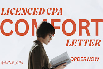 audit financial US CPA income verification letter attestation CPA CV mortgage