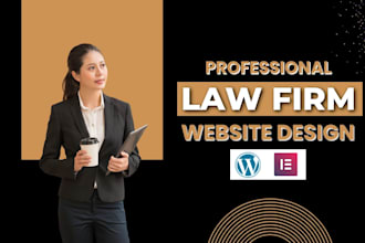 design attractive lawyer, attorney, law firm and legal wordpress website