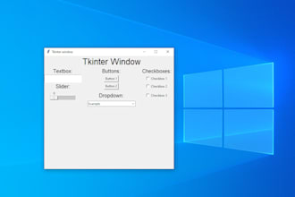 make python tkinter apps for you