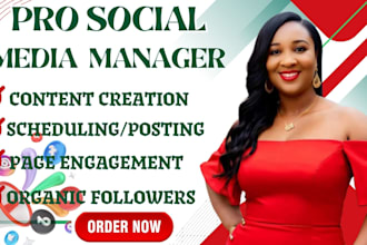 be your social media manager content creation instagram and linkedin marketing