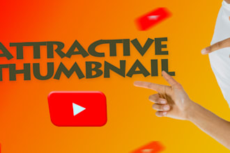 create an attractive youtube thumbnail