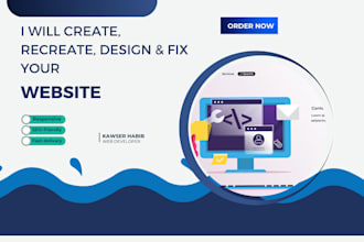 create,recreate,update,fix or cusotmize your wordpress website