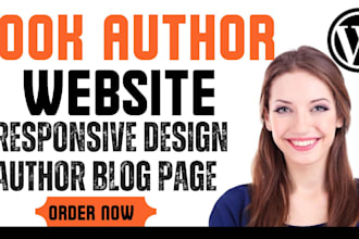 book author website author blog business music artist personal portfolio website