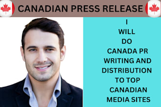 do canada pr writing and distribution to top canadian media sites