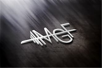 create a minimalist 3d gym and fitness health logo design