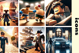 make a 3d roblox icon or thumbnail for your game