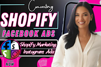 setup tiktok shop, instagram shop, facebook shop, or dropshipping marketing