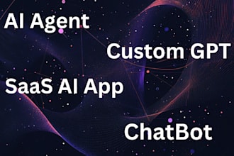develop ai saas platform, ai app, custom gpt, custom chatbot
