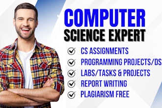 do computer science assigned, java, cpp, python programming tasks and projects
