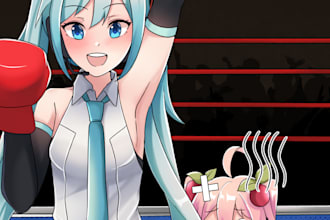 draw anime fanart and characters