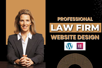 design or redesign optimized law firm, lawyer, legal and attorney website