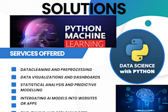 develop machine learning and ai solutions for you