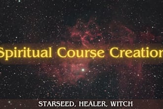 write content for your spiritual course