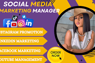 be your social media manager, content creator, instagram and linkedin marketing