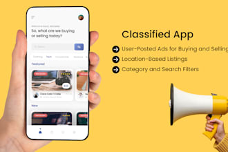 develop a custom classifieds app like yelp  letgo or offerup