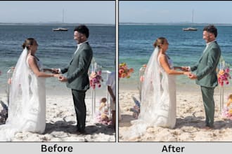 do bulk wedding photo editing