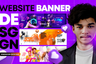 design attractive website banner ads, shopify banner ad