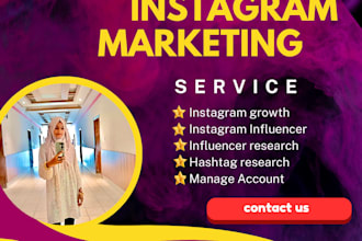 do instagram marketing and promotion for organic growth