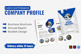 design interactive pdf company profile and annual report