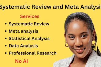 do meta analysis, systematic review, and statistical analysis for your research