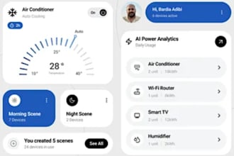 develop iot app for smart home automation using ble, esp32, mqtt