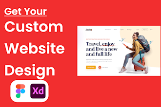 design stunning  website uiux design in figma