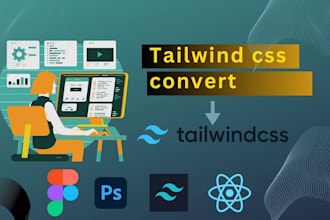 convert figma to tailwind CSS with clean and responsive code