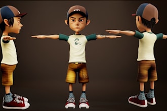 rig any character in blender for video or game, maya rigging character