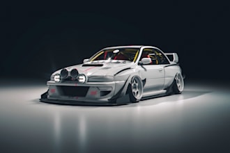 design 3d car model,realistic car rendering,gtav, fivem,vehicle design,aerospace