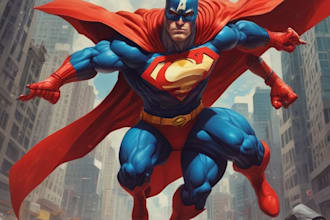 draw scifi, fantasy, superhero character design