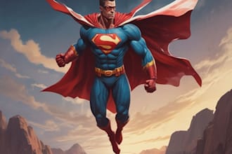 draw fantasy dnd character illustration anime superheroe rpg