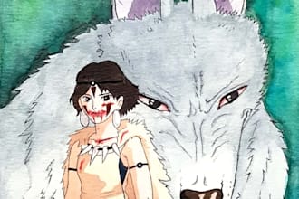 make any type of artwork with watercolors