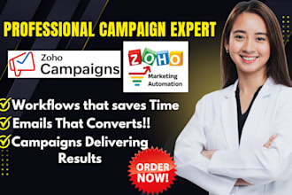 setup zoho campaigns, zoho marketing automation, zoho workflow, email template