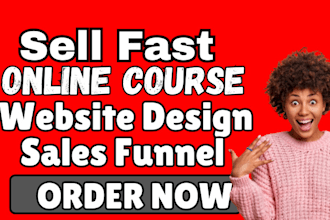 build online course kajabi website thinkinfic sales funnel landing page