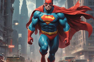create scifi, fantasy, superhero character design