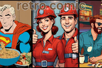 design vintage comic illustration retro comic book vintage poster retro comic
